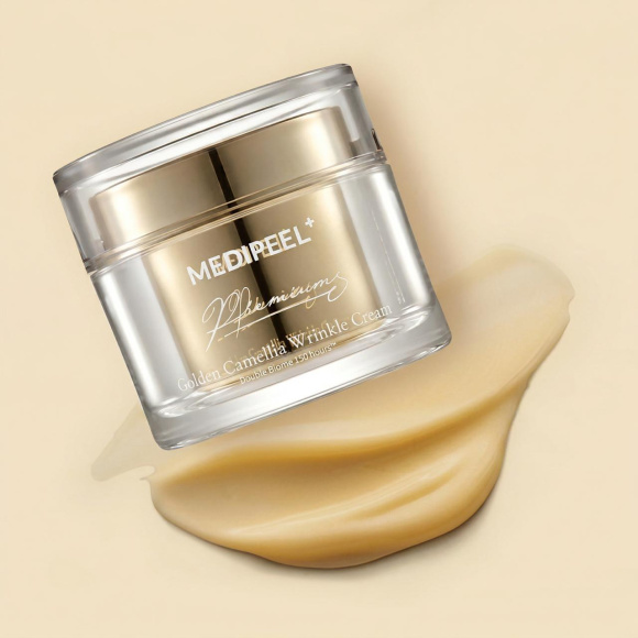 Омолаживающий крем с&nbsp;экстрактом камелии MEDIPEEL⁺ Premium Golden Camellia Cream (50г) | Ecoplace