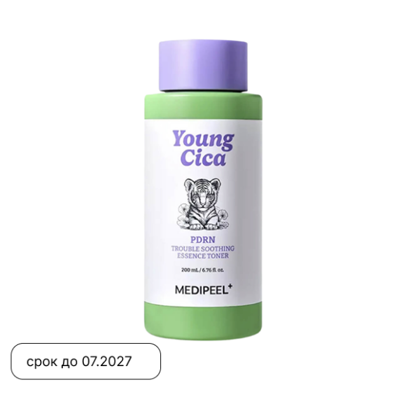 Успокаивающий тонер MEDIPEEL⁺ Young Cica PDRN Trouble Soothing Essence Toner (200мл) | Ecoplace
