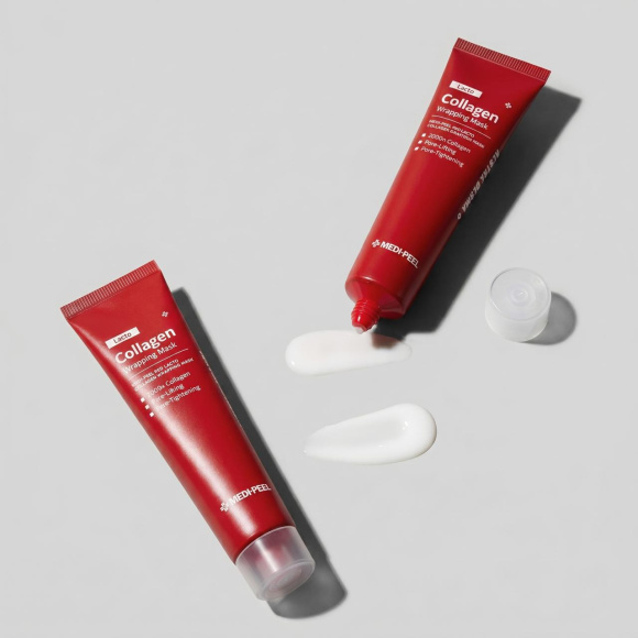 Лифтинг маска‑пленка с&nbsp;гидролизованным коллагеном MEDIPEEL⁺ Red&nbsp;Lacto Collagen Wrapping Mask (70мл) | Ecoplace