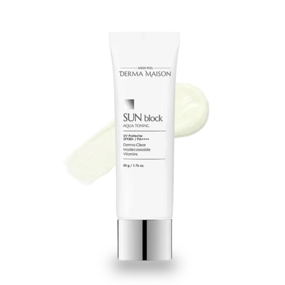 MEDI‑PEEL Derma Maison Sun Block Aqua Toning SPF50+PA++++ (50g) | Ecoplace