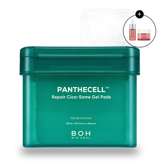 Успокаивающие ПЭДы BIOHEAL BOH&nbsp;Panthecell Repair Cica‑Some Gel&nbsp;Pads (80шт) | Ecoplace