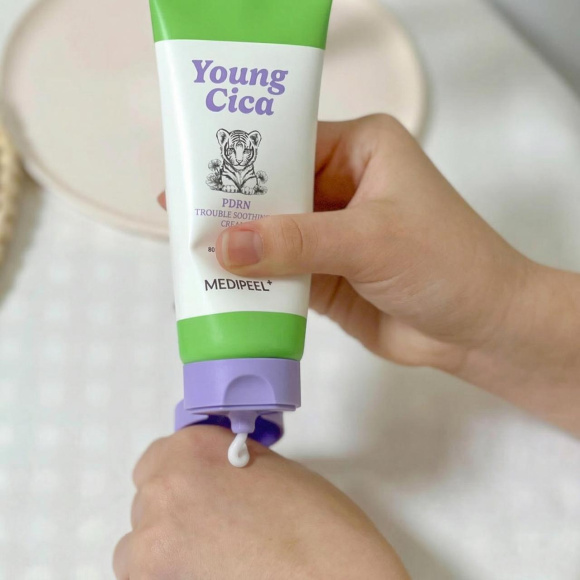 Крем для&nbsp;чувствительной кожи MEDIPEEL⁺ Young Cica PDRN Trouble Soothing Cream (80мл) | Ecoplace