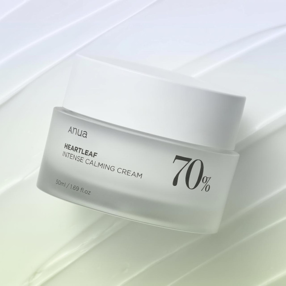 Успокаивающий крем с&nbsp;экстрактом хауттюйнии ANUA Heartleaf 70% Intense Calming Cream (50мл) | Ecoplace