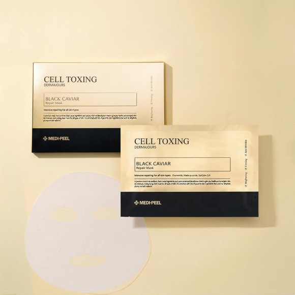 Маска со&nbsp;стволовыми клетками MEDIPEEL⁺ Cell Toxing Dermajours Repair Mask (30мл) | Ecoplace