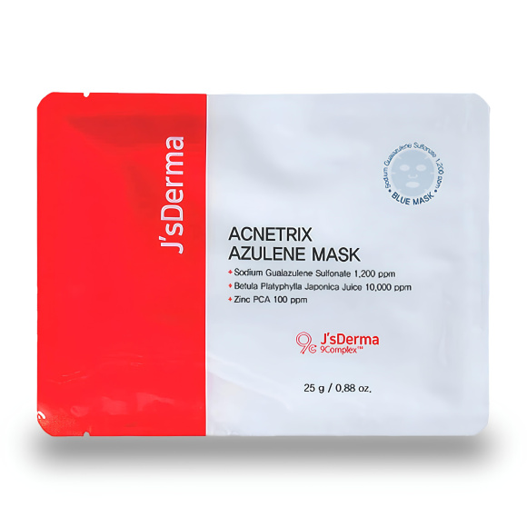 Успокаивающая маска с&nbsp;азуленом JsDERMA  Acnetrix Azulene Mask (25г) | Ecoplace