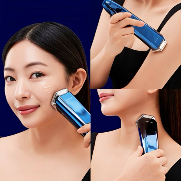 Премиальный портативный аппарат PEARLCARE Deep Blue HOT&COOL Core Booster (197*53*41,5/195г) | Ecoplace