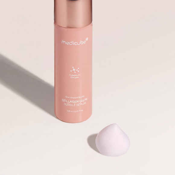 Увлажняющая пузырьковая сыворотка с коллагеном Medicube Collagen Glow Bubble Serum (100мл) | Ecoplace