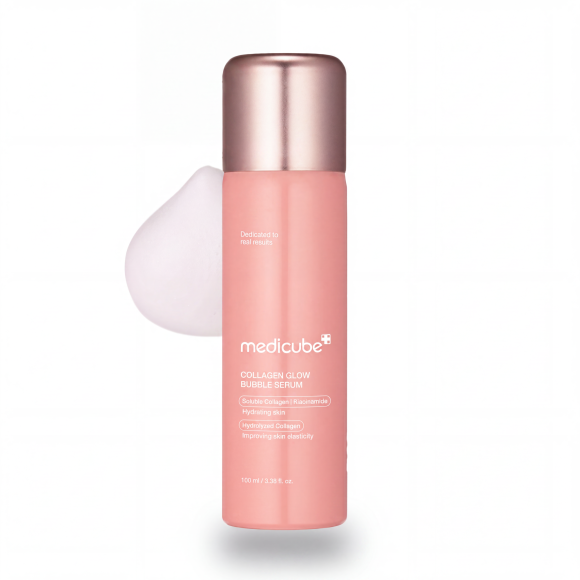 Увлажняющая пузырьковая сыворотка с коллагеном Medicube Collagen Glow Bubble Serum (100мл) | Ecoplace