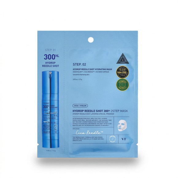 Маска для&nbsp;лица с&nbsp;микроиглами VT&nbsp;Cosmetics Mask Shot 300 2 Step Hydrop Reedle (27г+1,5г) | Ecoplace