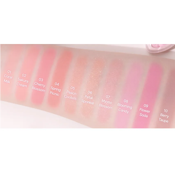 Моно‑тени для&nbsp;век DASIQUE Blooming Single Shadow (1.7г) | Ecoplace