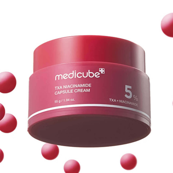 Осветляющий капсульный крем с&nbsp;ниацинамидом MEDICUBE TXA&nbsp;Niacinamide Capsule Cream (55г) | Ecoplace