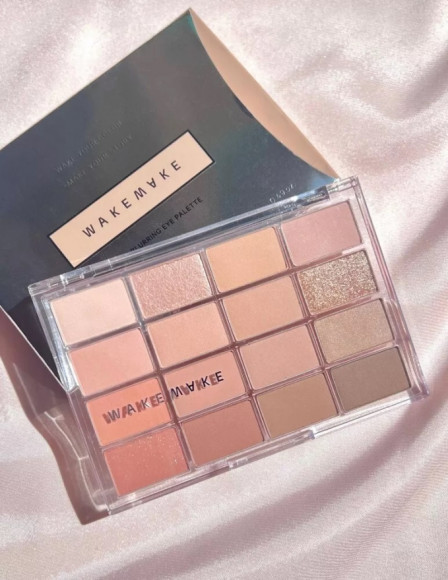 Палетка теней для&nbsp;век WAKEMAKE Soft Blurring Eye&nbsp;Palette (14г) | Ecoplace