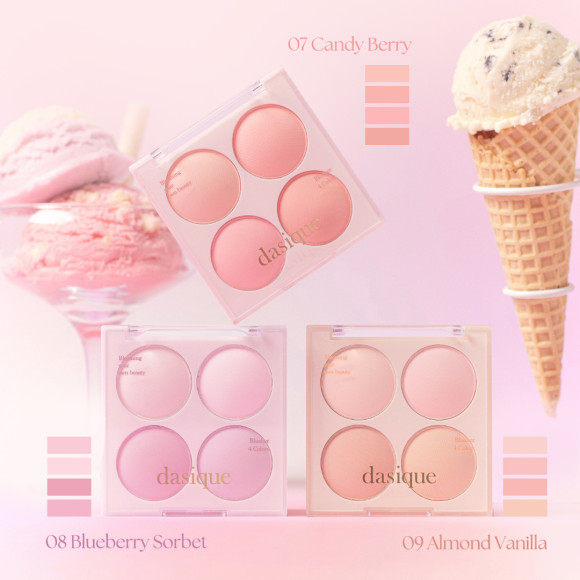 Палетка румян для&nbsp;лица DASIQUE Blending Mood Cheek (16.8г) | Ecoplace