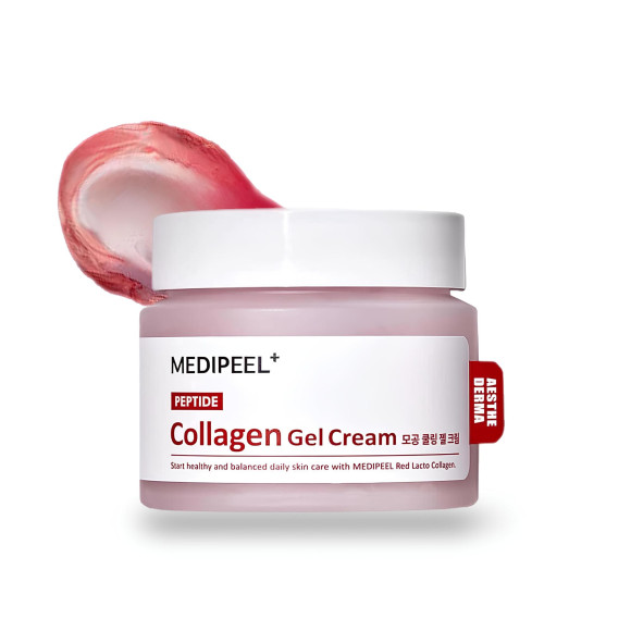 Гель‑крем с&nbsp;коллагеном и&nbsp;пептидами MEDIPEEL⁺ Red&nbsp;Lacto Collagen Hydro Gel&nbsp;Cream (80мл) | Ecoplace