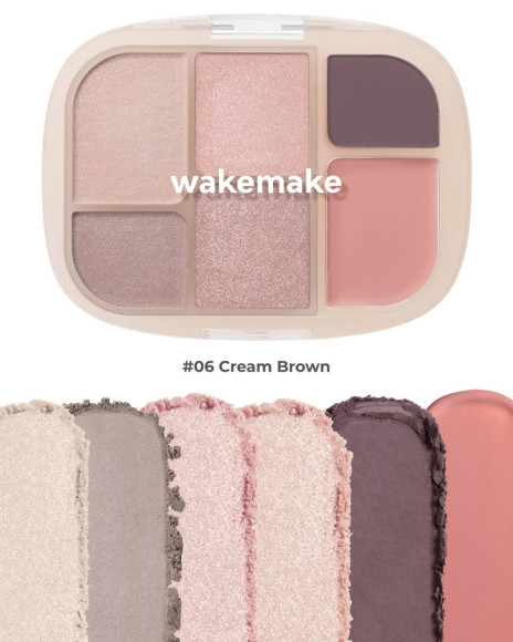 Палетка теней для&nbsp;век WAKEMAKE Soft Sheer Multi Palette (6.4г) | Ecoplace