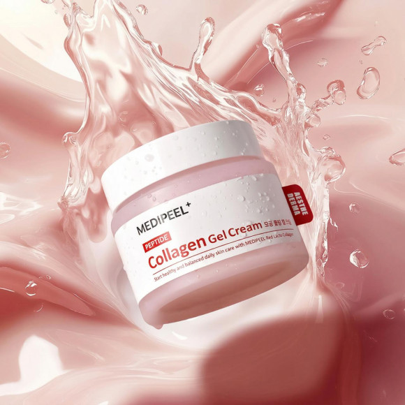 Гель‑крем с&nbsp;коллагеном и&nbsp;пептидами MEDIPEEL⁺ Red&nbsp;Lacto Collagen Hydro Gel&nbsp;Cream (80мл) | Ecoplace