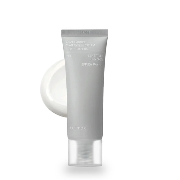 Солнцезащитный крем с&nbsp;комплексом церамидов CELIMAX Dual Barrier Watery Sun&nbsp;Cream SPF50+PA++++ (40мл) | Ecoplace