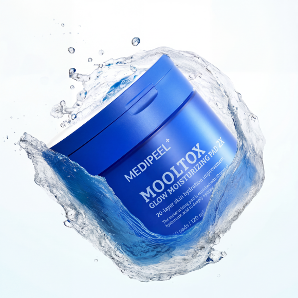 Интенсивно увлажняющие ПЭДы MEDIPEEL⁺ Mooltox Glow Moisturizing Pad&nbsp;2X (50шт) | Ecoplace