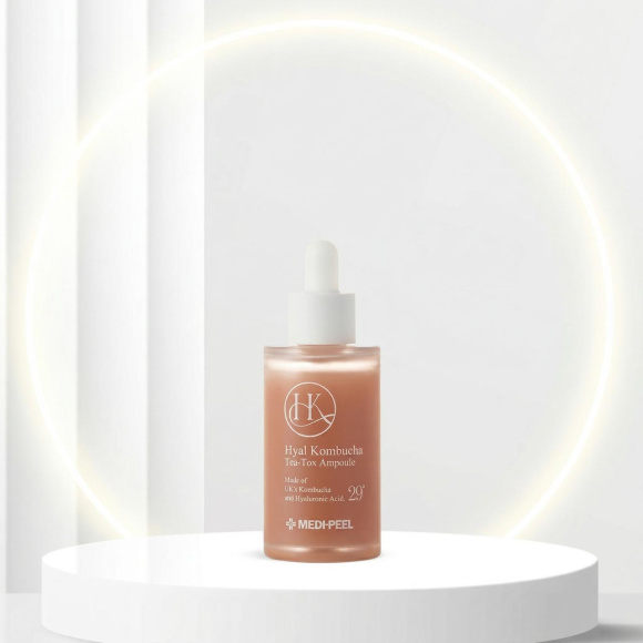 Сыворотка с&nbsp;комбучей и&nbsp;липосомальными церамидами MEDIPEEL⁺ Hyal Kombucha Tea‑Tox Ampoule (50мл) | Ecoplace