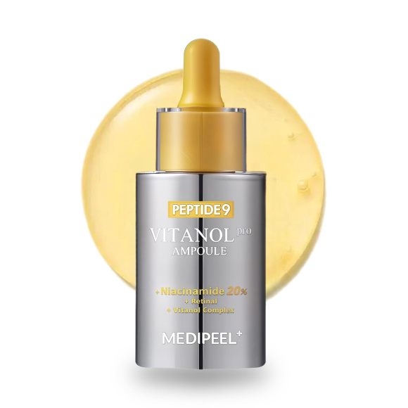 Лифтинг‑сыворотка для&nbsp;ровного тона и&nbsp;сияния MEDIPEEL⁺ Peptide 9 Vitanol Ampoule PRO&nbsp;(30мл) | Ecoplace