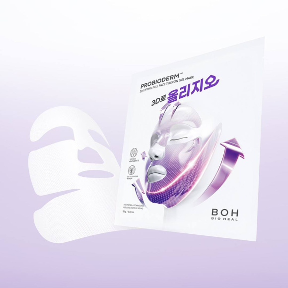 BIOHEAL BOH Probioderm 3D Lifting Full Face Tension Gel Mask (25ml) | Ecoplace