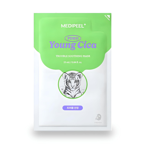 MEDIPEEL⁺ Young Cica PDRN Trouble Soothing Mask (25ml) | Ecoplace