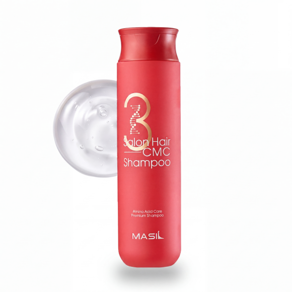 Восстанавливающий шампунь с&nbsp;аминокислотами Masil 3 Shampoo Salon Hair CMC&nbsp;(300мл) | Ecoplace