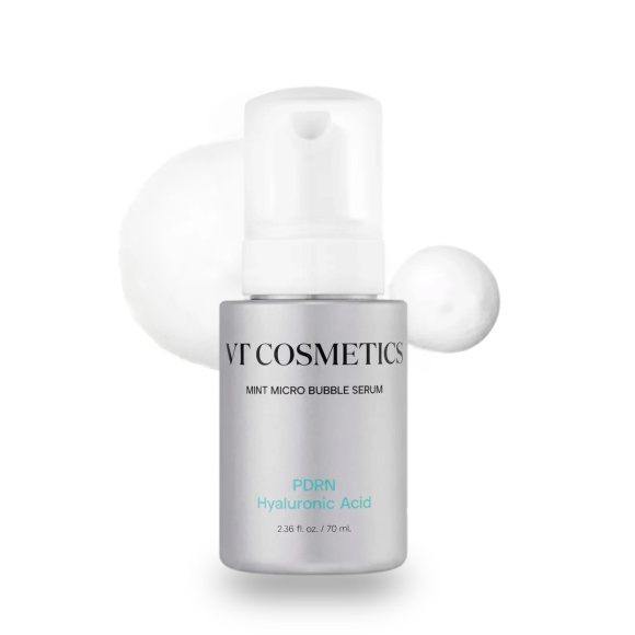 Кислородная сыворотка с&nbsp;ПДРН VT&nbsp;Cosmetics PDRN Hyaluronic Mint Micro Bubble Serum (70мл) | Ecoplace