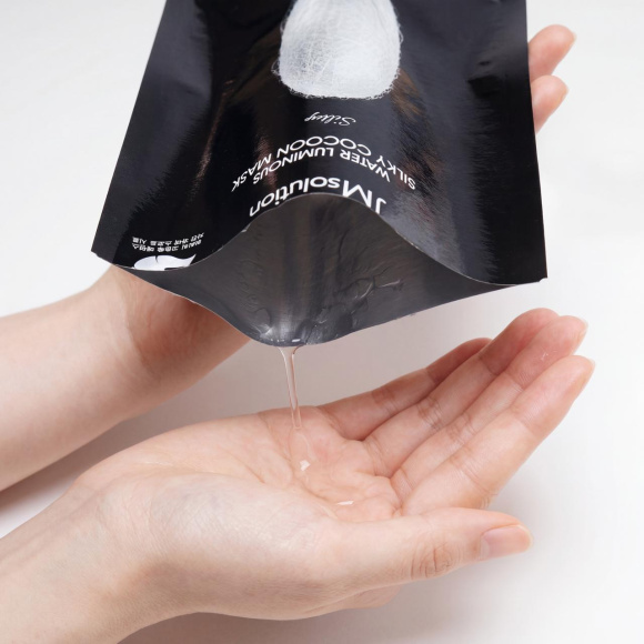 Тканевая маска с&nbsp;белым коконом JMSOLUTION Water Luminous Silky Cocoon Mask (35мл) | Ecoplace