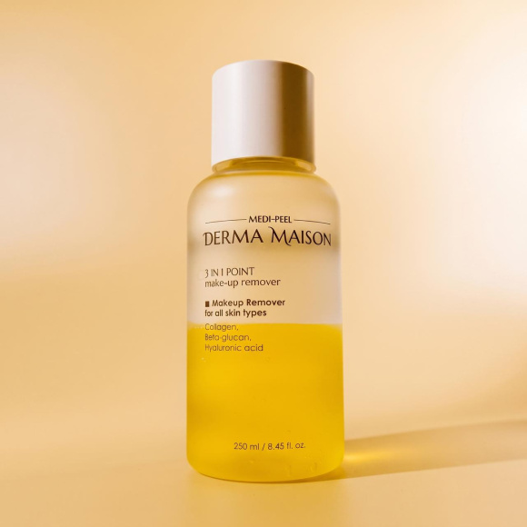 Средство 3 в&nbsp;1 для&nbsp;снятия макияжа MEDIPEEL⁺ Derma Maison 3 in&nbsp;1 Point Makeup Remover (250мл) | Ecoplace