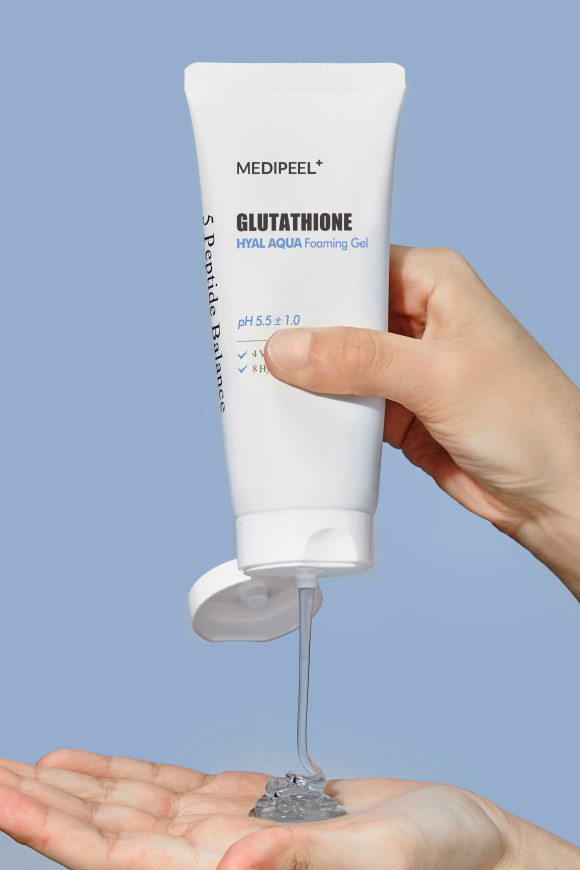 MEDI-PEEL Glutathione Hyal Aqua Foaming Gel Cleanser (150ml) | Ecoplace