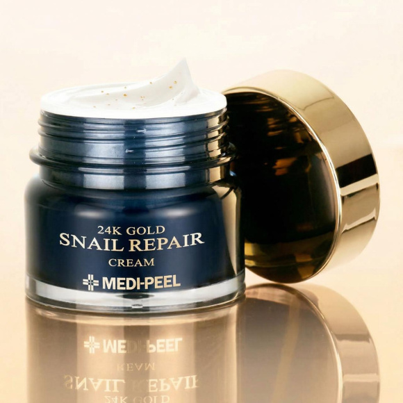 Крем с муцином улитки MEDIPEEL⁺ 24K Gold Snail Repair Cream (50г) | Ecoplace
