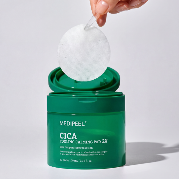 Успокаивающие ПЭДы MEDIPEEL⁺ Cica Cooling Calming Pad&nbsp;2Х (50шт) | Ecoplace