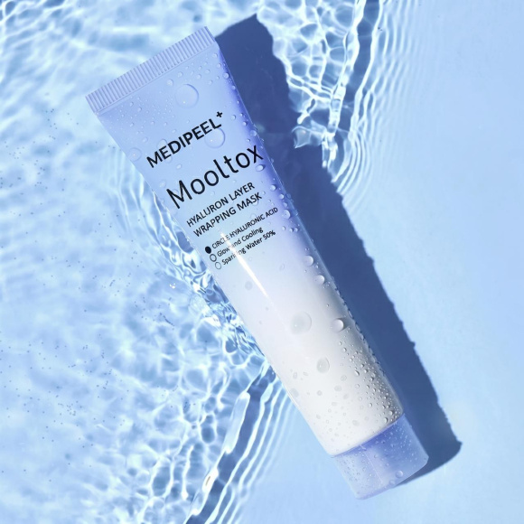 Увлажняющая маска‑пленка MEDIPEEL⁺ Mooltox Hyaluron Layer Wrapping Mask (70г) | Ecoplace