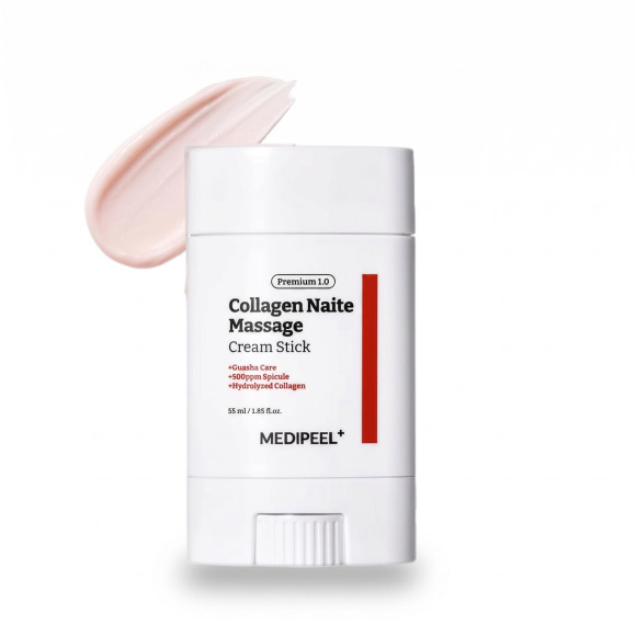 Омоложивающий стик для шеи&nbsp;и декольте MEDIPEEL⁺ Premium Collagen Naite Massage Stick 1.0 (55мл) | Ecoplace