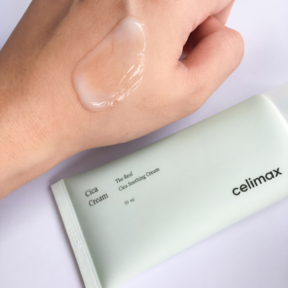 Лёгкий безмасляный крем на основе центеллы Celimax The Real Cica Soothing Cream (50 мл) | Ecoplace
