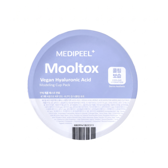 discount Увлажняющая альгинатная маска MEDIPEEL⁺ Vegan Hyaluronic Acid Mooltox Modeling Cup&nbsp;Pack (28г) | Ecoplace