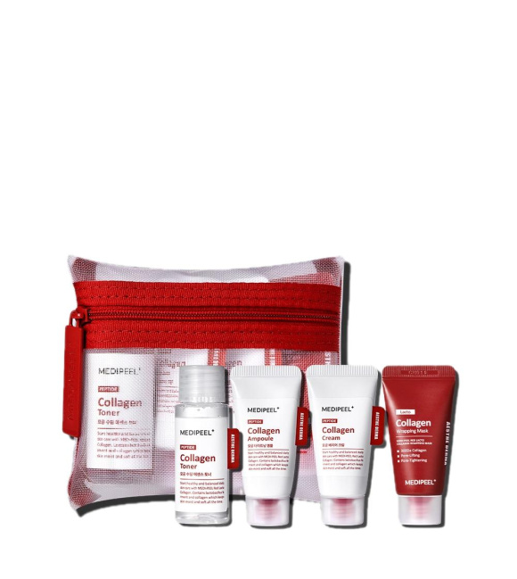 MEDIPEEL⁺ Red&nbsp;Lacto Collagen Skin Care Trial Kit&nbsp;() | Ecoplace