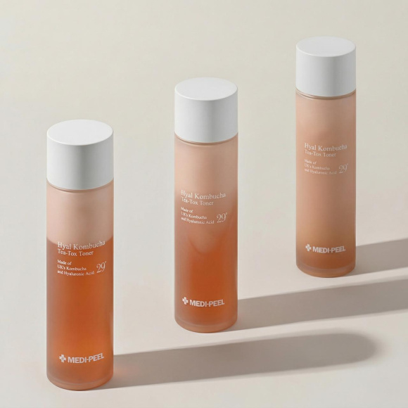 Тонер с&nbsp;комбучей и&nbsp;липосомальными церамидами MEDIPEEL⁺ Hyal Kombucha Tea‑Tox Toner (150мл) | Ecoplace