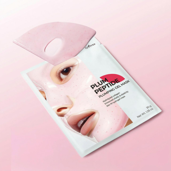 Гидрогелевая маска для&nbsp;лица с&nbsp;пептидами ISNTREE Plum Peptide Plumping Gel&nbsp;Mask (30г) | Ecoplace