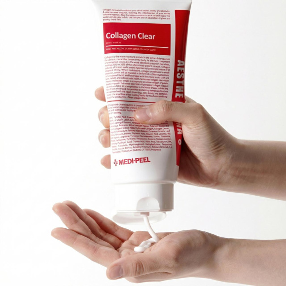 Пенка для&nbsp;умывания MEDIPEEL⁺ Red&nbsp;Lacto Collagen Clear 2.0 (300мл) | Ecoplace
