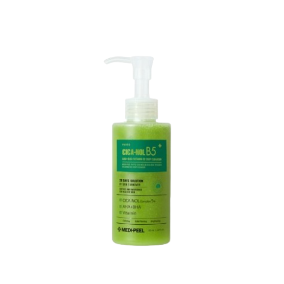 MEDI-PEEL Phyto Cica-Nol B5 AHA BHA Vitamin Calming O2 Deep Cleanser (150ml) | Ecoplace