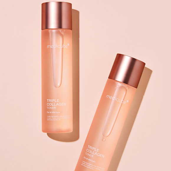 Омолаживающий тонер с коллагеном MEDICUBE Triple Collagen Toner 4.0 (140мл) | Ecoplace