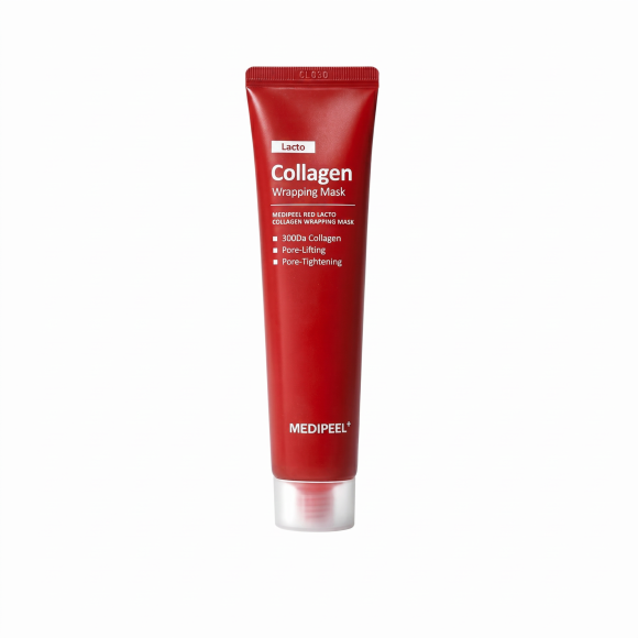 Лифтинг маска‑пленка с&nbsp;гидролизованным коллагеном MEDIPEEL⁺ Red&nbsp;Lacto Collagen Wrapping Mask (70мл) | Ecoplace