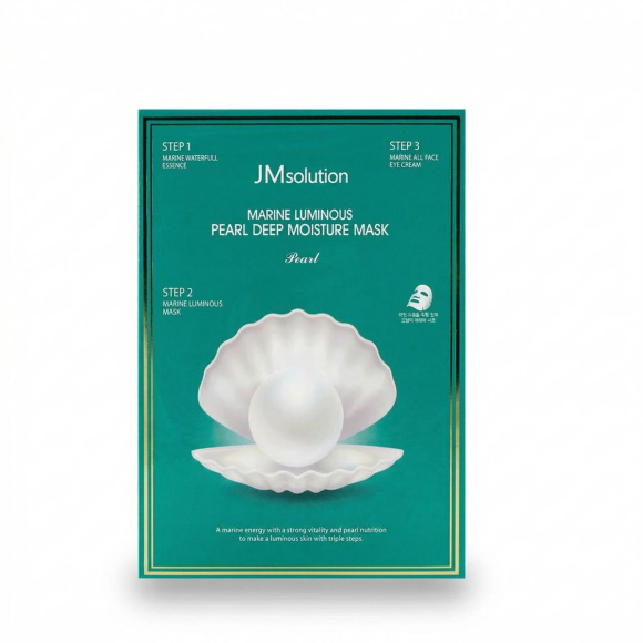 Маска с жемчугом и морским коллагеном JMSOLUTION Marine Luminous Pearl Deep Mousture Mask (24мл) | Ecoplace
