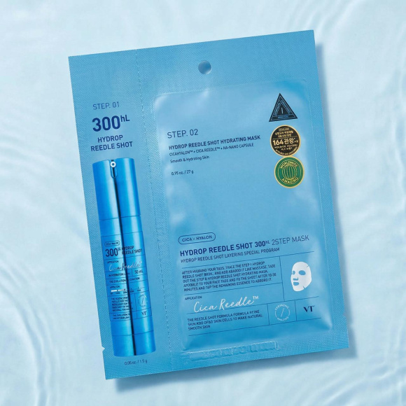 Маска для&nbsp;лица с&nbsp;микроиглами VT&nbsp;Cosmetics Mask Shot 300 2 Step Hydrop Reedle (27г+1,5г) | Ecoplace