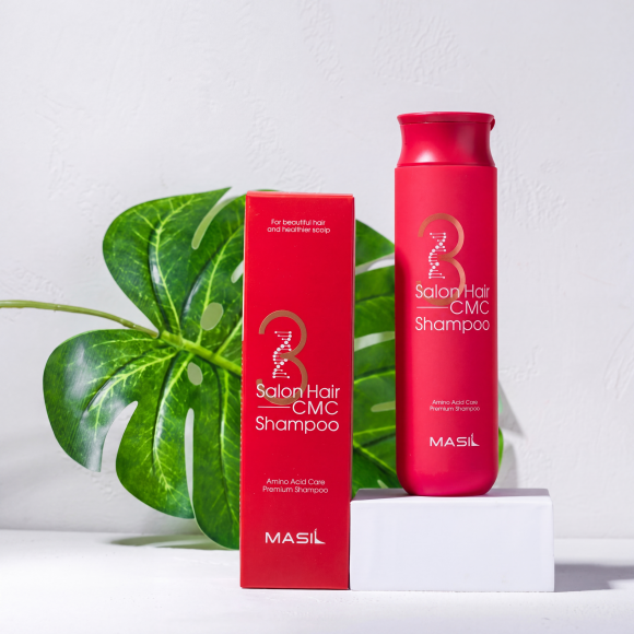 Восстанавливающий шампунь с&nbsp;аминокислотами Masil 3 Shampoo Salon Hair CMC&nbsp;(300мл) | Ecoplace