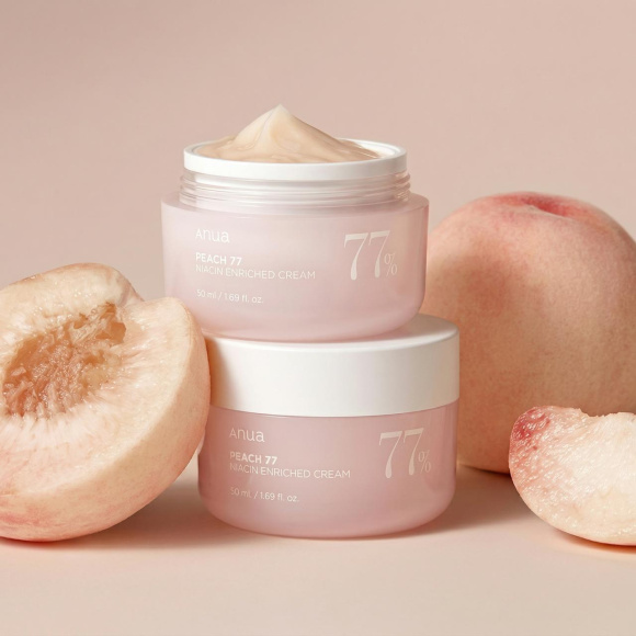 Крем для&nbsp;лица с&nbsp;экстрактом персика ANUA Niacin Enriched Cream (50 мл) | Ecoplace