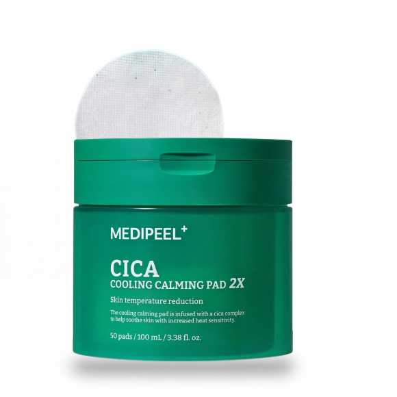 Успокаивающие ПЭДы MEDIPEEL⁺ Cica Cooling Calming Pad&nbsp;2Х (50шт) | Ecoplace