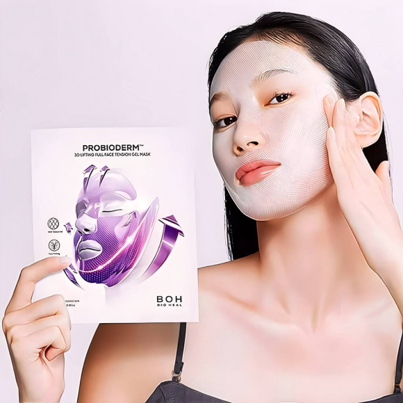 BIOHEAL BOH Probioderm 3D Lifting Full Face Tension Gel Mask (25ml) | Ecoplace
